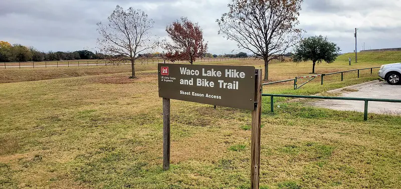 lake waco dam trail